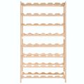 vidaXL Stojan na víno cédrové drevo 57,5x28x102 cm