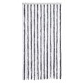 vidaXL Záves proti hmyzu, sivo biely 100x230 cm, ženilka