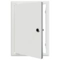 vidaXL Access Panel Biela 33 x 23 x 3 cm Oceľ