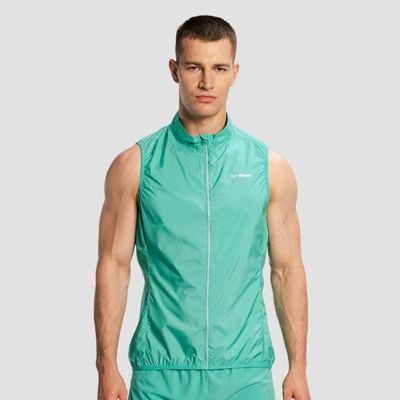 Pánska bežecká vesta Pulse X Green - GymBeam, veľkosť S