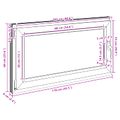 vidaXL Otočné a sklopné okno do suterénu RISOR 110 x 60 cm PVC a sklo