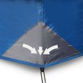 vidaXL Rodinný stan s LED, 10 osôb, svetlomodrý, rýchloupínací