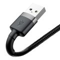 Baseus Cafule USB Lightning kábel 2,4 A 1 m (sivý+čierny)