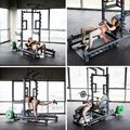 Multifunkčný stojan s platformou na zdvíhanie činiek a hip thrust HMS SMP01
