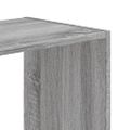 vidaXL Knižnica sivá sonoma 68,5x32x68,5 cm kompozitné drevo