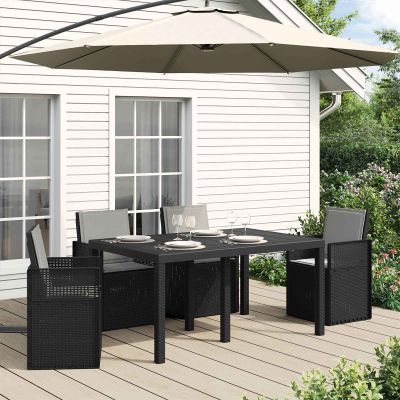 vidaXL Sedadlové a zadné vankúše 4 pcs Svetlosivá 47 x 45 x 2 cm