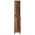 vidaXL Highboard Staré drevo 69,5 x 34 x 180 cm Kompozitné drevo