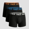 Pánske boxerky FIT 3Pack Black - GymBeam, veľkosť XL