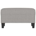 vidaXL Lavica bledosivá 70x35x41 cm látka