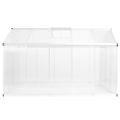 vidaXL Skleník, hliník 302x190x195 cm 11,19 m³