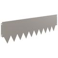 vidaXL Obrubník trávnika 10 ks 103 x 30 cm Oceľ Hrdzavý