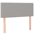 vidaXL Posteľný rám boxsping s matracom bledosivý 80x200 cm látka