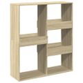 vidaXL Knižnica/deliaca stena dub sonoma 100x33x115 cm