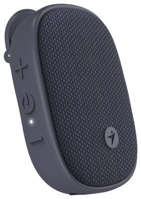 GENIUS repro SP-913BT DarkGrey/ BT6.0/ 3W/ dobíjecí USB-C/ TWS/ IPX5/ SOS Alarm/ tmavě šedé Bluetooth reproduktor, prenosný, Bluetooth 6.0, 3 W RMS, IPX5, TWS, SOS alarm, klip + magnet, tmave šedý