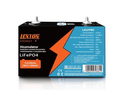Batéria LiFePO4 LEXTON 3,2V/ 90Ah 288Wh