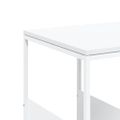 vidaXL Bočný stolík biely 55x36x59,5 cm spracované drevo