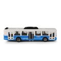 Autobus MHD modrý 16 cm - otváracie dvere