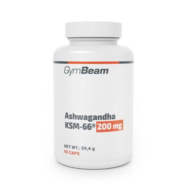 Ashwagandha KSM-66® - GymBeam, 90 kaps., kapsulovaný