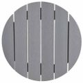 vidaXL Barový stôl Svetlosivá 55 x 55 x 107 cm Polyetylén