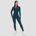 Dámske legíny Ignite Dark Green - GymBeam, veľkosť M, veľkosť oblečenia M