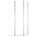 vidaXL Sprchové zásteny 2 ks 104x130 cm tvrdené sklo priehľadná