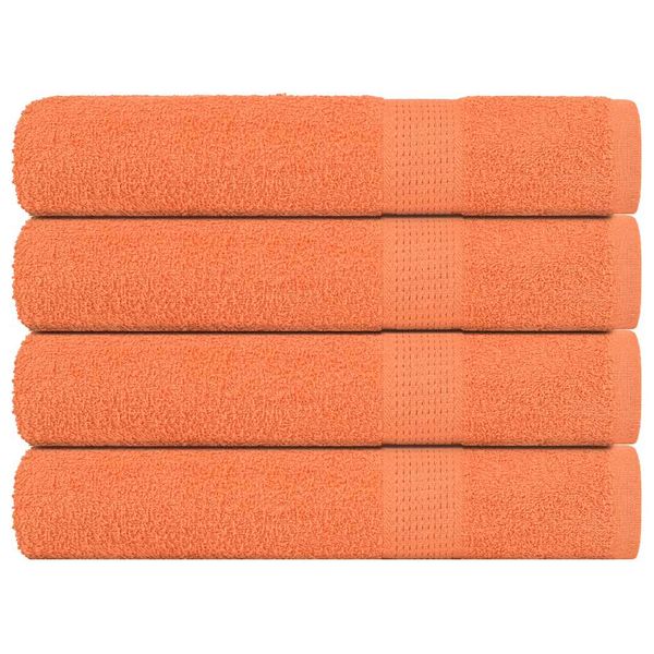 vidaXL Uteráky FROGN 4 ks oranžové 100x200 cm 360 g/m²