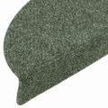 vidaXL Schodové rohože, samolepiace, 5 ks, 56x17x3 cm, zelené, polkruhové