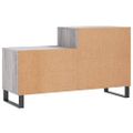 vidaXL Botník sivý dub sonoma 102x36x60 cm spracované drevo