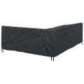 vidaXL Obal na nábytok 250 x 180 x 80 cm 420D Oxford tkanina Tvar L