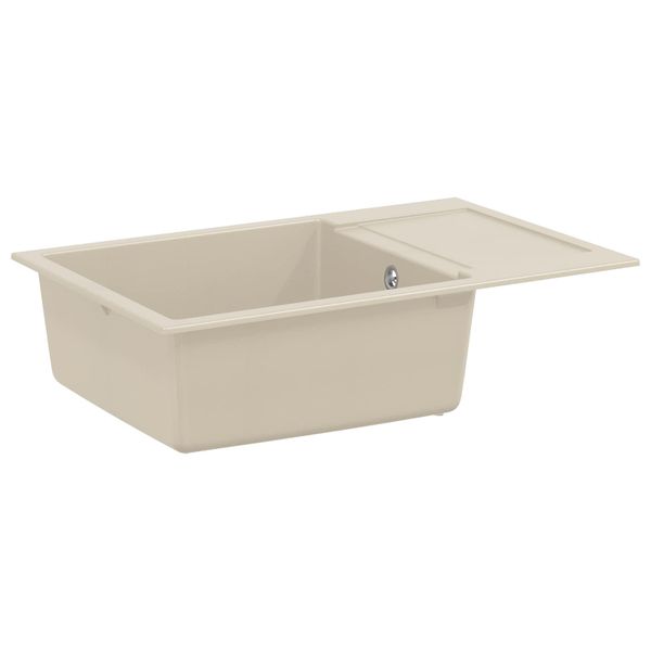 vidaXL Drez Béžová 780 x 500 mm 80% Kvárc a 20% Živica