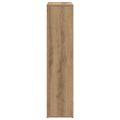 vidaXL Knižnica dub artisan 50x25x104 cm