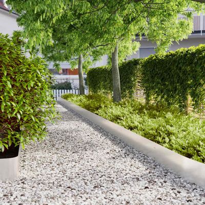 vidaXL Obrubník trávnika 10 ks 20 x 103 cm Nehrdzavejúca oceľ