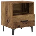 vidaXL Nočný stolík 2 ks Staré drevo 40 x 35 x 47,5 cm