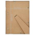 vidaXL Fotorámiky na stôl, koláž 5 ks, biele 15x21 cm, MDF