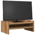 vidaXL Stojan na monitor dub artisian 42x24x16 cm kompozitné drevo
