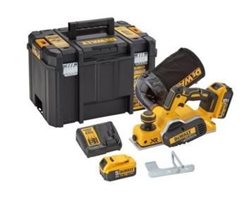 Dewalt Akumulátorová hoblík DeWALT DCP580P2, 18 V / 5,0 Ah Li-Ion