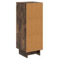 vidaXL Zásuvkový kabinet Dymový dub 33 x 34,5 x 90 cm Kompozitné drevo