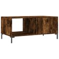 vidaXL Konferenčný stolík dymový dub 90x50x40 cm kompozitné drevo