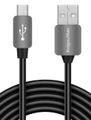 Kábel USB Kruger&Matz KM0324 USB/USB-micro 1m čierny