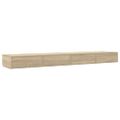 vidaXL Zásuvky pod posteľ Sonoma dub 200 x 36,5 x 16,5 cm