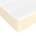 vidaXL Boxspring posteľ s matracom krémová 180x200 cm umelá koža