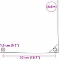 vidaXL Tarpaulin 650g / m² Oranžová 3 x 6 m Plátno s PVC povrchom