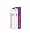 SETTY Sport káblové slúchadlá do uší, biele GSM099289