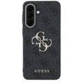 Puzdro Guess HC PU 4G Big Metal Logo pre Samsung Galaxy A37 čierna