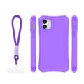 Obal Safepop s popruhom pre iPhone 11 fialová