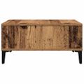 vidaXL Konferenčný stolík Staré drevo 60 x 60 x 30 cm