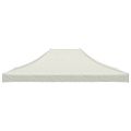 vidaXL Strecha na párty stan 4x3 m, krémová 270 g/m²