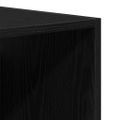 vidaXL Highboard Čierny dub 69,5 x 34 x 180 cm Kompozitné drevo