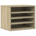 vidaXL Organizér na stôl dub sonoma 36x26x29,5 cm kompozitné drevo
