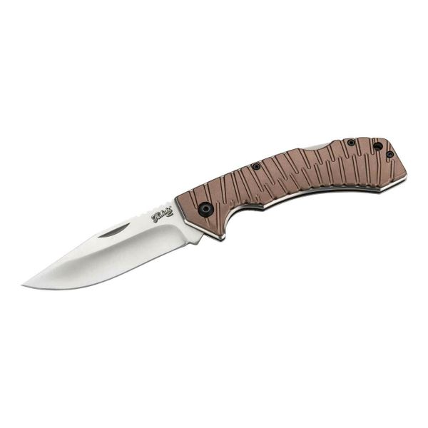 Herbertz 55021 vreckový nôž, 9cm, hliník, bronzová